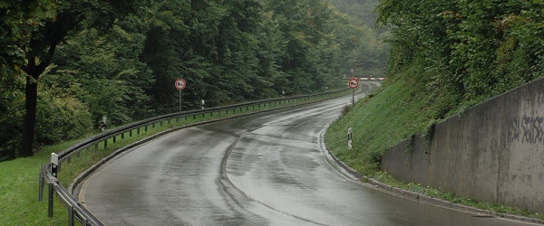 Die Honauer Steige im Regen (Quelle: RIK)