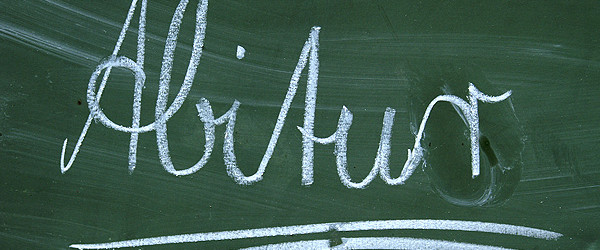 Kreideschrift: Abitur (Quelle: pixelio.de - S. Hofschlaeger)