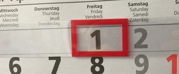 1. April (Quelle: RIK)