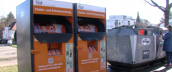 Die neuen Altkleidercontainer sorgen f&uuml;r ein gepflegteres Stadtbild (Quelle: RIK)