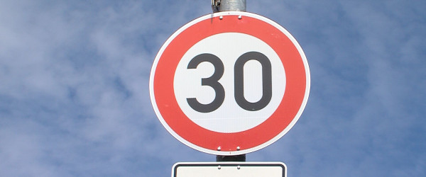 30 statt 40 auf der Justinus-Kerner-Stra&szlig;e (Quelle: RIK)