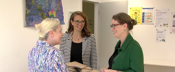 v.l.n.r. Silke Kurz, T&uuml;l?y Schmid, Andrea Wechsler (Quelle: RIK)